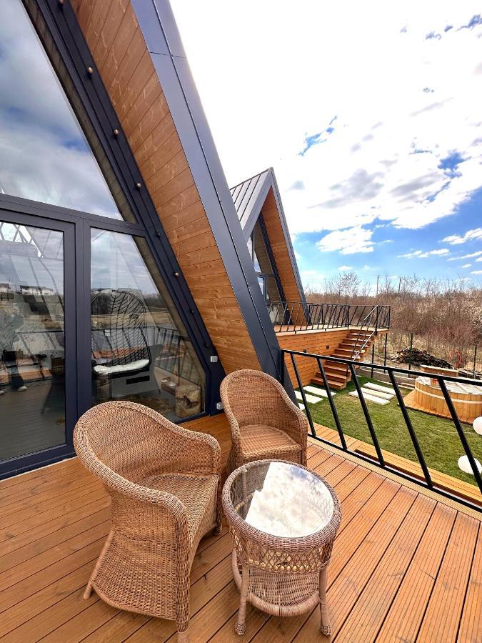 A-By The Lake - Private A Frame Villas Caciulati Exteriör bild