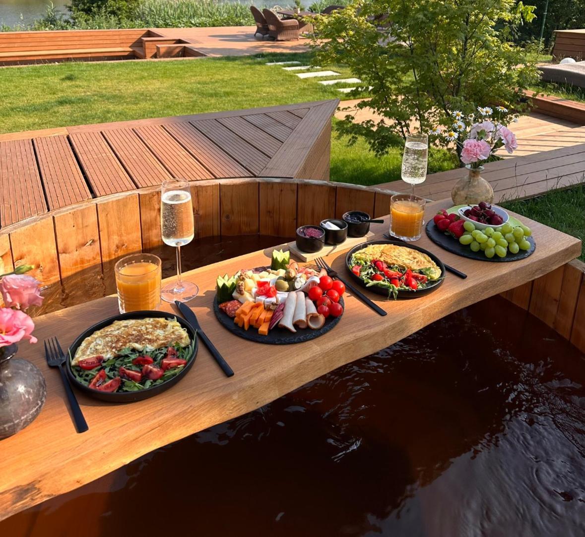 A-By The Lake - Private A Frame Villas Caciulati Exteriör bild